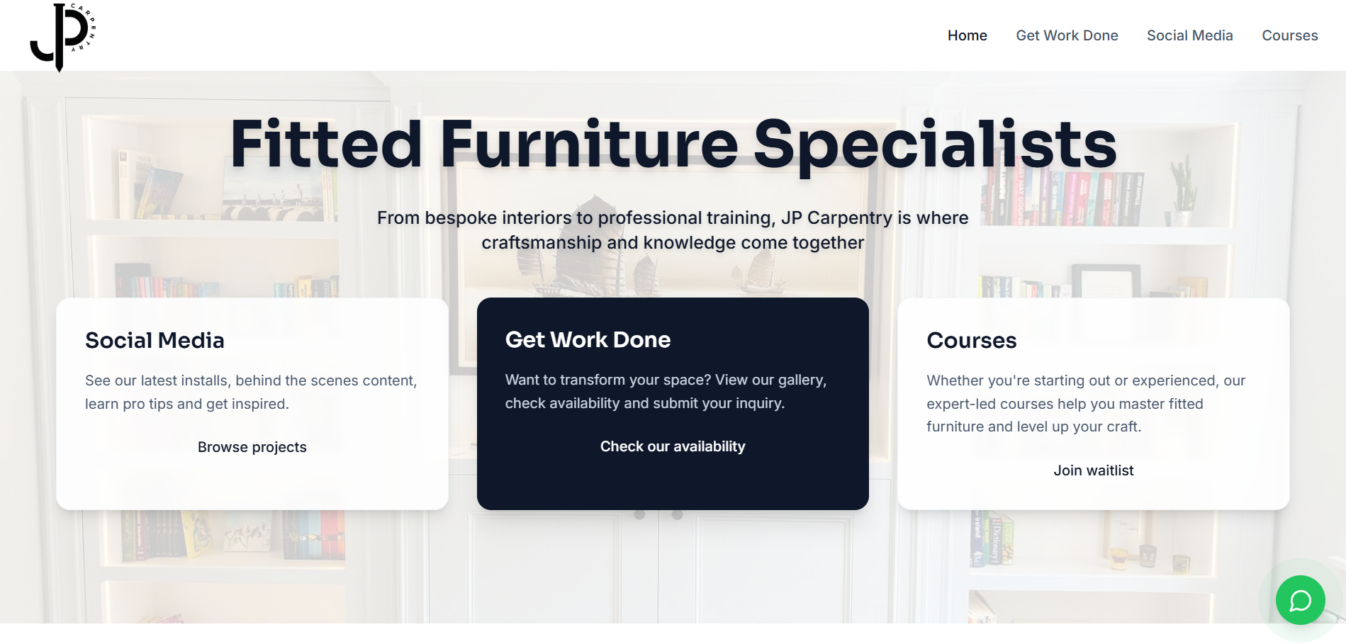 JP Carpentry — Web Design by DSBM Agency